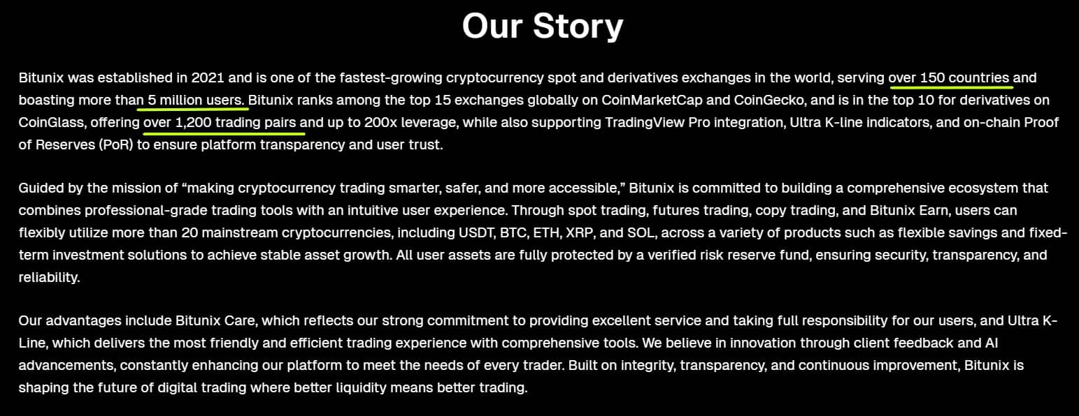 bitunix about us
